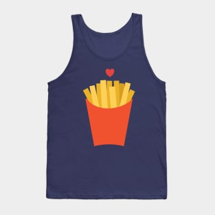 Whimsical and cute foodie fries Tank Top